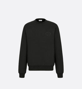 'CD Icon' Sweatshirt • Black Cotton Fleece