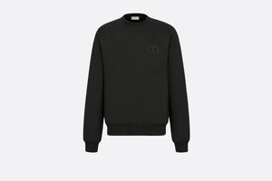 'CD Icon' Sweatshirt • Black Cotton Fleece