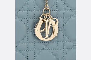 Lady Dior Pouch • Cloud Blue Cannage Lambskin