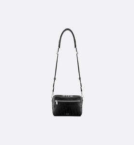 Safari Messenger Bag • Black Dior Oblique Galaxy Leather