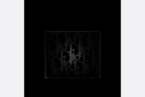 Compact Wallet • Black Dior Oblique Galaxy Leather