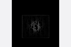 Compact Wallet • Black Dior Oblique Galaxy Leather