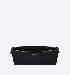 Pouch • Black Dior Oblique Jacquard