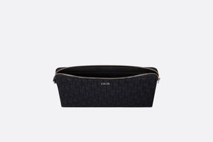 Pouch • Black Dior Oblique Jacquard