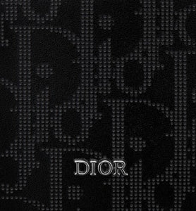Compact Wallet • Black Dior Oblique Galaxy Leather