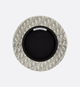 D-Oblique Small Brim Bucket Hat • Gray Cotton