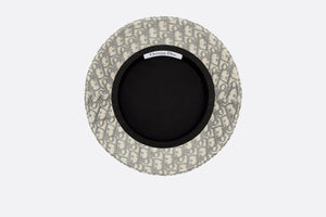 D-Oblique Small Brim Bucket Hat • Gray Cotton