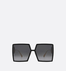 30Montaigne SU • Oversized Black Square Sunglasses