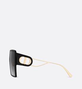 30Montaigne SU • Oversized Black Square Sunglasses