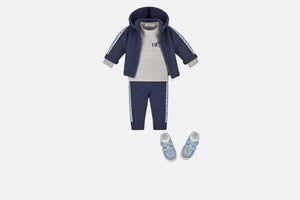 Track Pants • Navy Blue Wool, Silk and Cashmere Tricot Knit