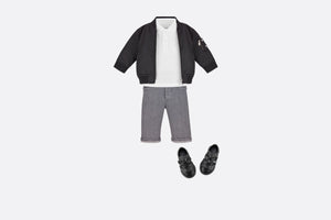 Baby 'CD Icon' Polo Shirt • White Cotton Piqué