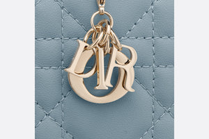Mini Lady Dior Wallet • Cloud Blue Cannage Lambskin