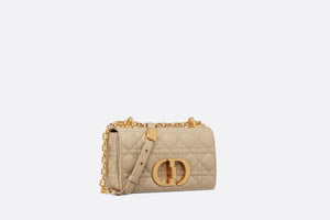 Small Dior Caro Bag • Beige Soft Cannage Calfskin