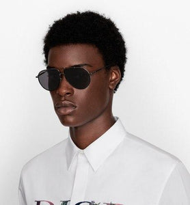 DiorBlackSuit AU • Black Pilot Sunglasses