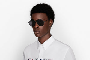 DiorBlackSuit AU • Black Pilot Sunglasses