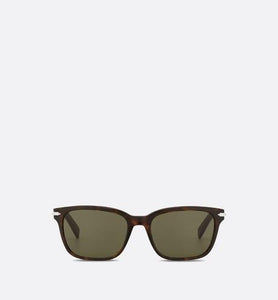 DiorBlackSuit SI • Brown Tortoiseshell-Effect Rectangular Sunglasses