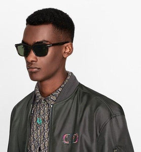 DiorBlackSuit SI • Brown Tortoiseshell-Effect Rectangular Sunglasses