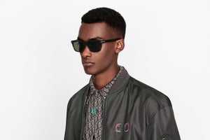 DiorBlackSuit SI • Brown Tortoiseshell-Effect Rectangular Sunglasses