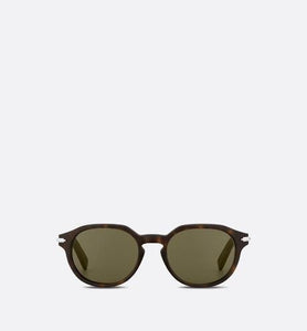 DiorBlackSuit R2I • Brown Tortoiseshell-Effect Pantos Sunglasses