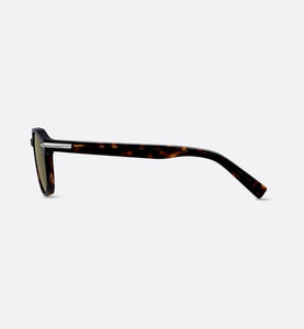 DiorBlackSuit R2I • Brown Tortoiseshell-Effect Pantos Sunglasses