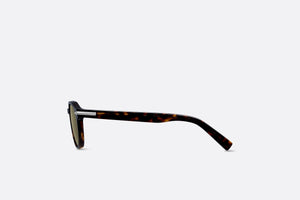 DiorBlackSuit R2I • Brown Tortoiseshell-Effect Pantos Sunglasses