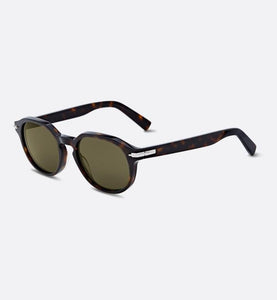 DiorBlackSuit R2I • Brown Tortoiseshell-Effect Pantos Sunglasses