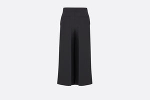 Cropped Pants • Black Wool and Silk