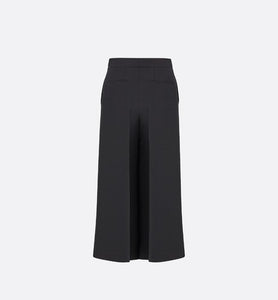 Cropped Pants • Black Wool and Silk
