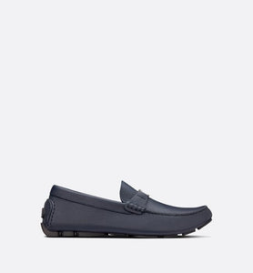 Loafer • Navy Blue Grained Calfskin