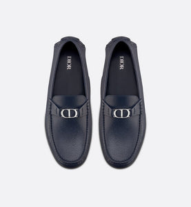 Loafer • Navy Blue Grained Calfskin