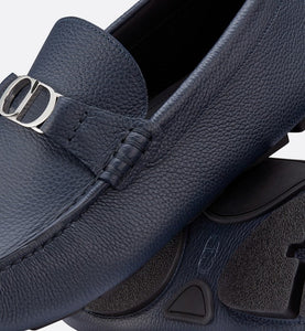 Loafer • Navy Blue Grained Calfskin
