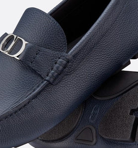 Loafer • Navy Blue Grained Calfskin