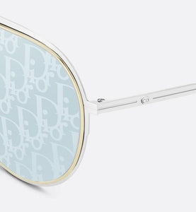 DiorEssential A2U • Blue Dior Oblique Variable-Tint Pilot Sunglasses