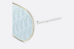DiorEssential A2U • Blue Dior Oblique Variable-Tint Pilot Sunglasses