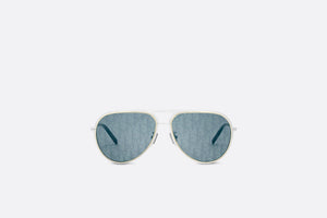 DiorEssential A2U • Blue Dior Oblique Variable-Tint Pilot Sunglasses