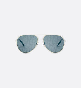 DiorEssential A2U • Blue Dior Oblique Variable-Tint Pilot Sunglasses