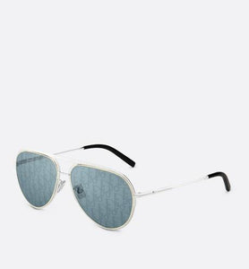 DiorEssential A2U • Blue Dior Oblique Variable-Tint Pilot Sunglasses