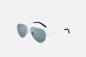 DiorEssential A2U • Blue Dior Oblique Variable-Tint Pilot Sunglasses