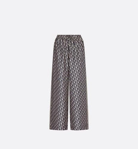 Dior Chez Moi Pants • Blue Dior Oblique Silk Twill