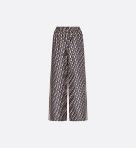 Dior Chez Moi Pants • Blue Dior Oblique Silk Twill