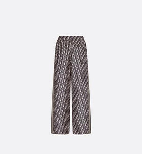 Dior Chez Moi Pants • Blue Dior Oblique Silk Twill