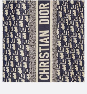 Dior Chez Moi Pants • Blue Dior Oblique Silk Twill