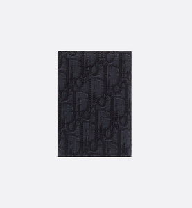 Bi-Fold Card Holder • Black Dior Oblique Jacquard