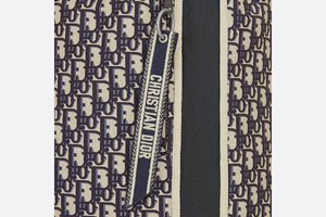 Shorts • Blue Technical Taffeta Jacquard with Dior Oblique Motif
