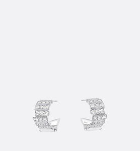 GEM DIOR Earrings • 18K White Gold and Diamonds