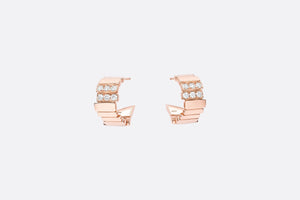 GEM DIOR Earrings • Rose Gold and Diamonds