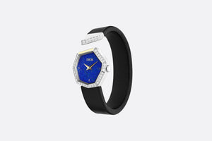 GEM DIOR 14.5 cm • Ø 27 mm (1”), Steel, Yellow Gold, Lapis Lazuli and Diamonds