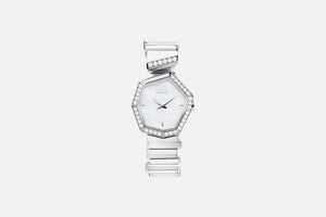 GEM DIOR 14.5 cm • Ø 27 mm (1”), Steel, Mother-of-Pearl and Diamonds
