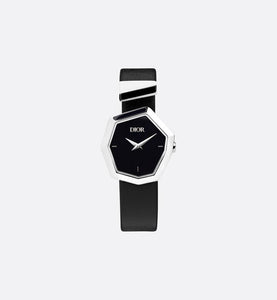 GEM DIOR 14.5 cm • Ø 27 mm (1”), Steel and Black Mother-of-Pearl