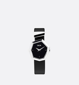 GEM DIOR 14.5 cm • Ø 27 mm (1”), Steel and Black Mother-of-Pearl